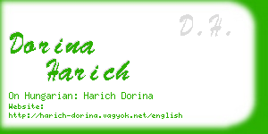 dorina harich business card